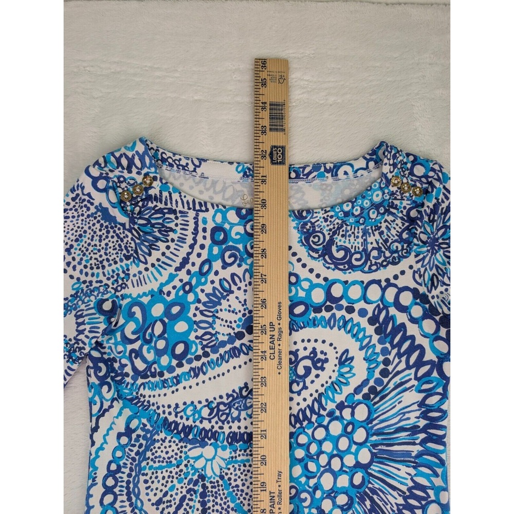 Lilly Pulitzer Sophie Dress Womens XS Midnight Blues‎ - Picture 6 of 8